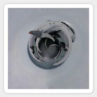 RAF Harrier Planet Sticker